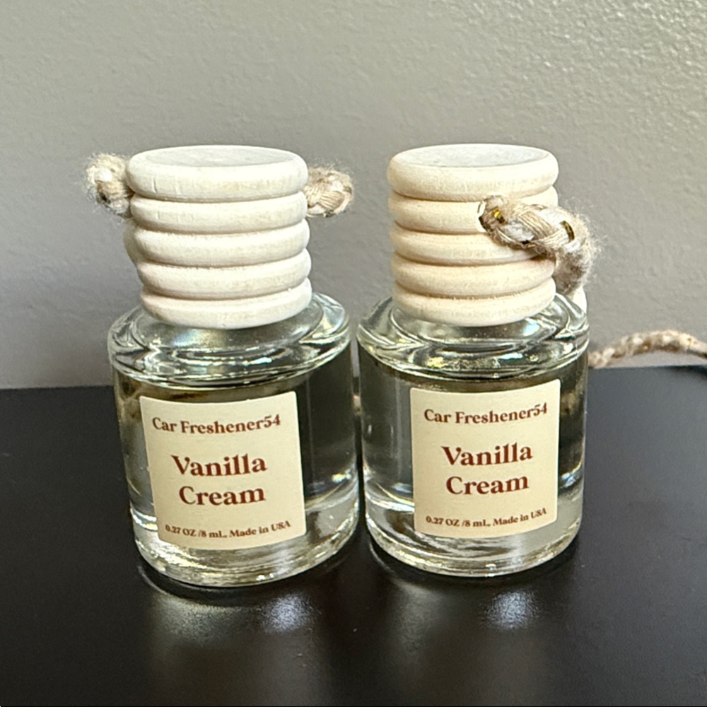 Vanilla Cream Car Air Freshener Set